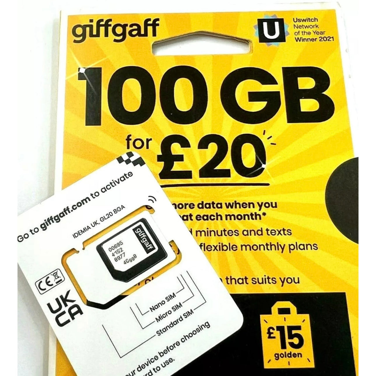 Giffgaff UK Sim Card in Pakistan