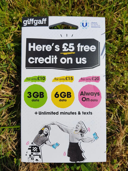 Giffgaff UK Sim Card in Pakistan