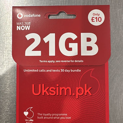 Lebara | Lyca | EE | Vodafone Sim Card Only For TikTok Live