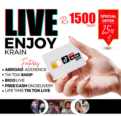Giffgaff UK Sims for Tiktok Live | Tiktok Live Streaming | Sims for TikTok Live.